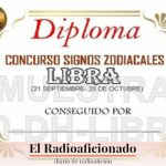 Diploma permanente Zodiaco:   Libra